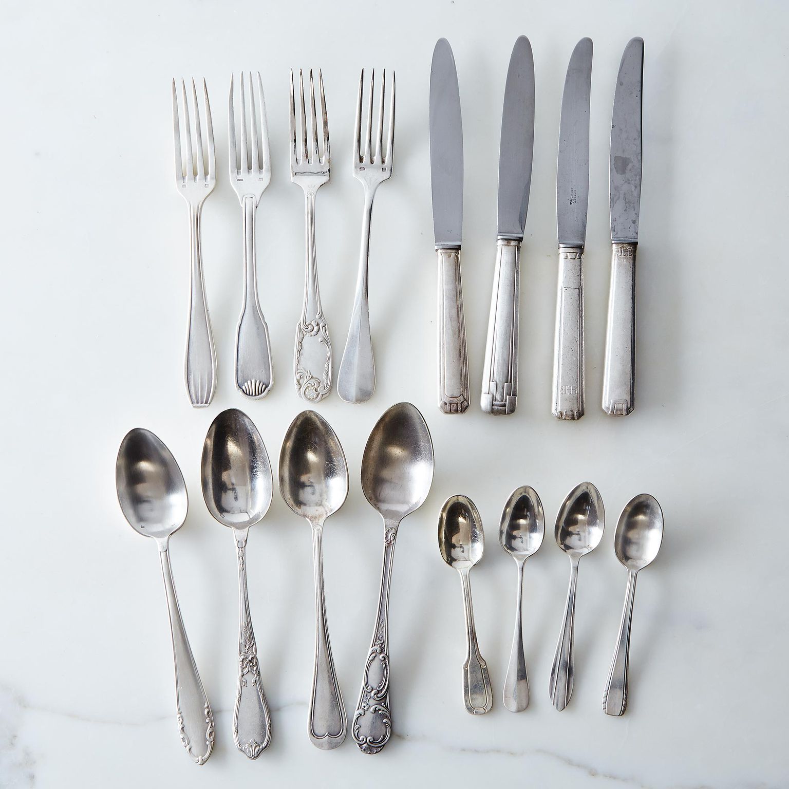The Food52 Vintage French Silverware, Silver-Plated, 4-Piece & 20-Piece  Settings on Food52