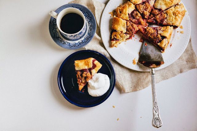 Plum and Marzipan Galette