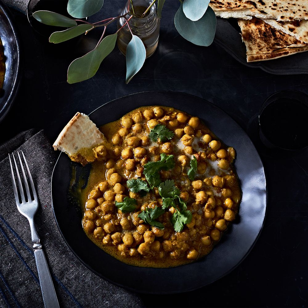 creamy chickpea curry