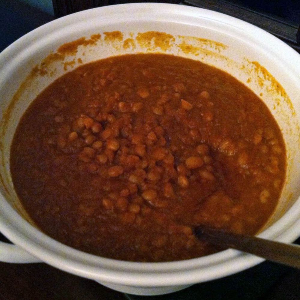 look ma, no ketchup! better-than-canned baked beans.