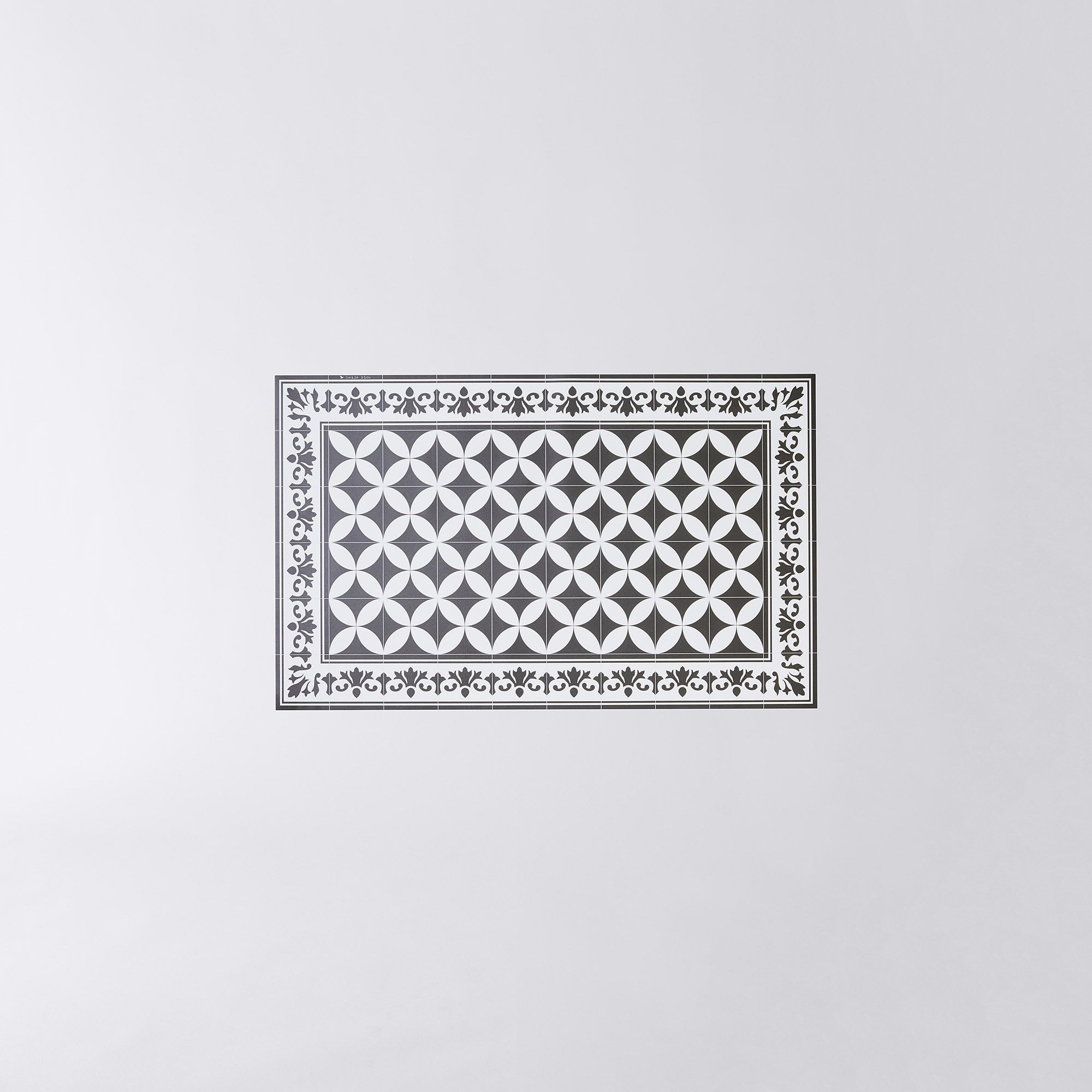 Beija Flor Sofi Black & White Tile Vinyl Mat, Kitchen Runner, 2 Sizes on  Food52